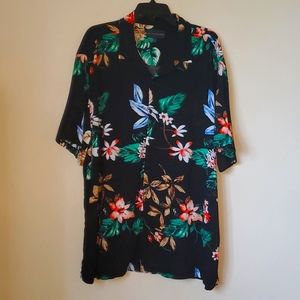 No Boundaries Hawaiian Short Sleeve Shirt, Size 2XL